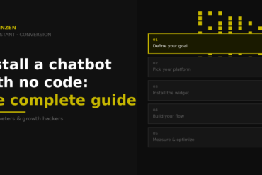 Installer un chatbot sans code : le guide complet
